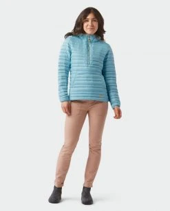 Stio Women's Pinion Down Pullover -Stio Shop Online W Pinion Down Pullover Summer Cloud 1 Full