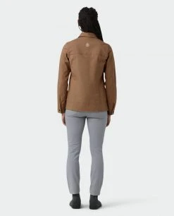 Stio Women's Ralston Canvas Jacket -Stio Shop Online W Ralston Canvas Jacket Tawny 2 Full