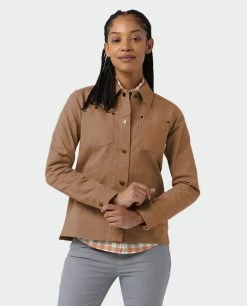 Stio Women's Ralston Canvas Jacket -Stio Shop Online W Ralston Canvas Jacket Tawny 6 Top