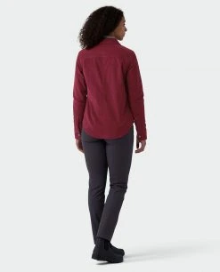 Stio Women's Saratoga Cord Shirt -Stio Shop Online W Saratoga Cord Shirt Roasted Beet 6