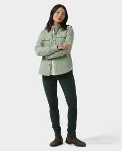 Stio Women's Saratoga Cord Shirt -Stio Shop Online W Saratoga Cord Shirt Sage Flats 4