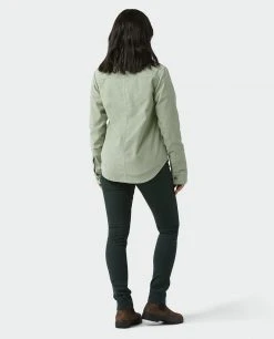 Stio Women's Saratoga Cord Shirt -Stio Shop Online W Saratoga Cord Shirt Sage Flats 5
