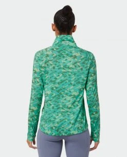 Stio Women's Second Light Pullover -Stio Shop Online W Second Light Pullover Forest Canopy Camo 4 Top