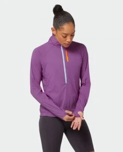 Stio Women's Second Light Pullover -Stio Shop Online W Second Light Pullover Ripe Berry 5 Top