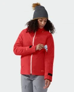 Stio Women's Shot 7 Down Jacket -Stio Shop Online W Shot 7 Jacket Risk Red 2