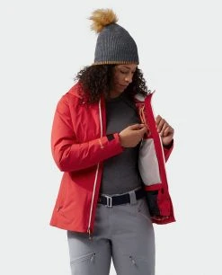 Stio Women's Shot 7 Down Jacket -Stio Shop Online W Shot 7 Jacket Risk Red 3