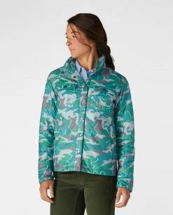 Stio Women's Skycrest Insulated Snap Shirt -Stio Shop Online W Skycrest Conifer Camo 1 31c00a1a e523 4056 aec4 1bb1237daf09