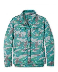 Stio Women's Skycrest Insulated Snap Shirt -Stio Shop Online W Skycrest Snap Shirt Conifer Camo fe09bfa4 c465 4a73 8b90 ca2c7d1e4a0d