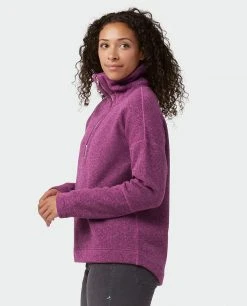 Stio Women's Sweetwater Fleece Half Zip -Stio Shop Online W Sweetwater Fleece Half Zip Backyard Berry 2