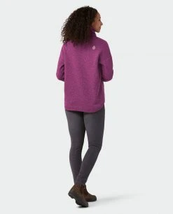 Stio Women's Sweetwater Fleece Half Zip -Stio Shop Online W Sweetwater Fleece Half Zip Backyard Berry 5