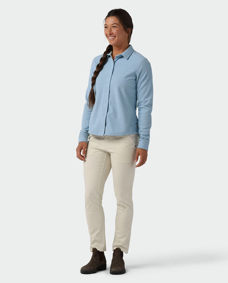 Stio Women's Thermop Fleece Snap Shirt 7 Stio Women's Thermop Fleece Snap Shirt - Image 5