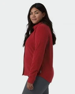 Stio Women's Thermop Fleece Snap Shirt 44 Stio Women's Thermop Fleece Snap Shirt -Stio Shop Online W Thermop Roasted Beet Alt 2