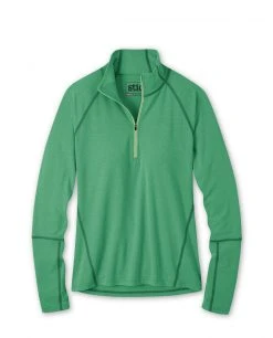 Stio Women's Tipton Tech Half Zip 51 Stio Women's Tipton Tech Half Zip -Stio Shop Online W Tipton Half Zip Back Up Greenery Heather