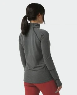 Stio Women's Tipton Tech Half Zip 35 Stio Women's Tipton Tech Half Zip -Stio Shop Online W Tipton Tech Half Zip Boundary Black Heather 3