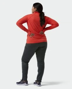 Stio Women's Tipton Tech Half Zip 61 Stio Women's Tipton Tech Half Zip -Stio Shop Online W Tipton Tech Half Zip Risk Red Alt 6