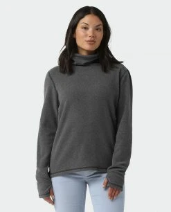 Stio Women's Turpin Fleece Funnel Neck -Stio Shop Online W Turpin Fleece Funnel Neck Tap Shoe Heather 1