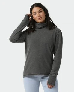 Stio Women's Turpin Fleece Funnel Neck -Stio Shop Online W Turpin Fleece Funnel Neck Tap Shoe Heather 2