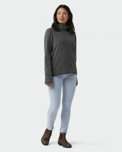 Stio Women's Turpin Fleece Funnel Neck -Stio Shop Online W Turpin Fleece Funnel Neck Tap Shoe Heather 4