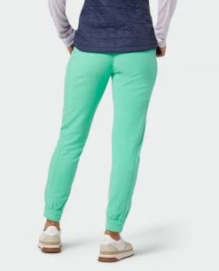 Stio Women's Turpin Fleece Pant -Stio Shop Online W Turpin Fleece Pant Turquoise Rest Heather 4 Bottom