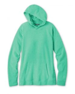Stio Women's Turpin Fleece Hooded Pullover -Stio Shop Online W Turpin Fleece Pullover Hoodie Turquoise Rest Heather