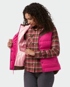 Stio Women's Woodson Down Vest -Stio Shop Online W Woodson Down Vest Backyard Berry 2