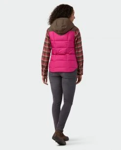 Stio Women's Woodson Down Vest -Stio Shop Online W Woodson Down Vest Backyard Berry 5