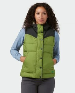 Stio Women's Woodson Down Vest -Stio Shop Online W Woodson Down Vest Forest Olive 1