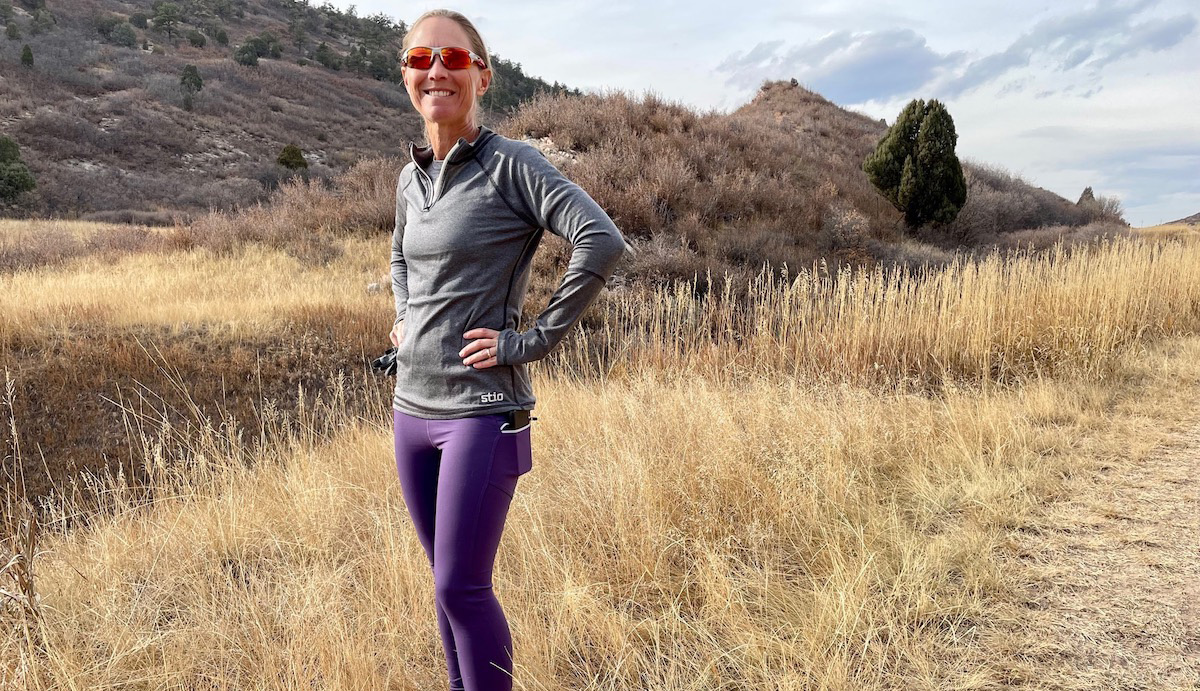 Stio Shop Online -Stio Shop Online Stio Basis Power Wool Zip Neck Top top view feature